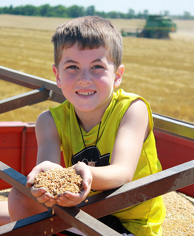 Harvest is the highlight of the summer. Gabe has said since he first uttered his first words, 