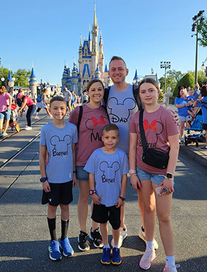 The Family at Disney Land